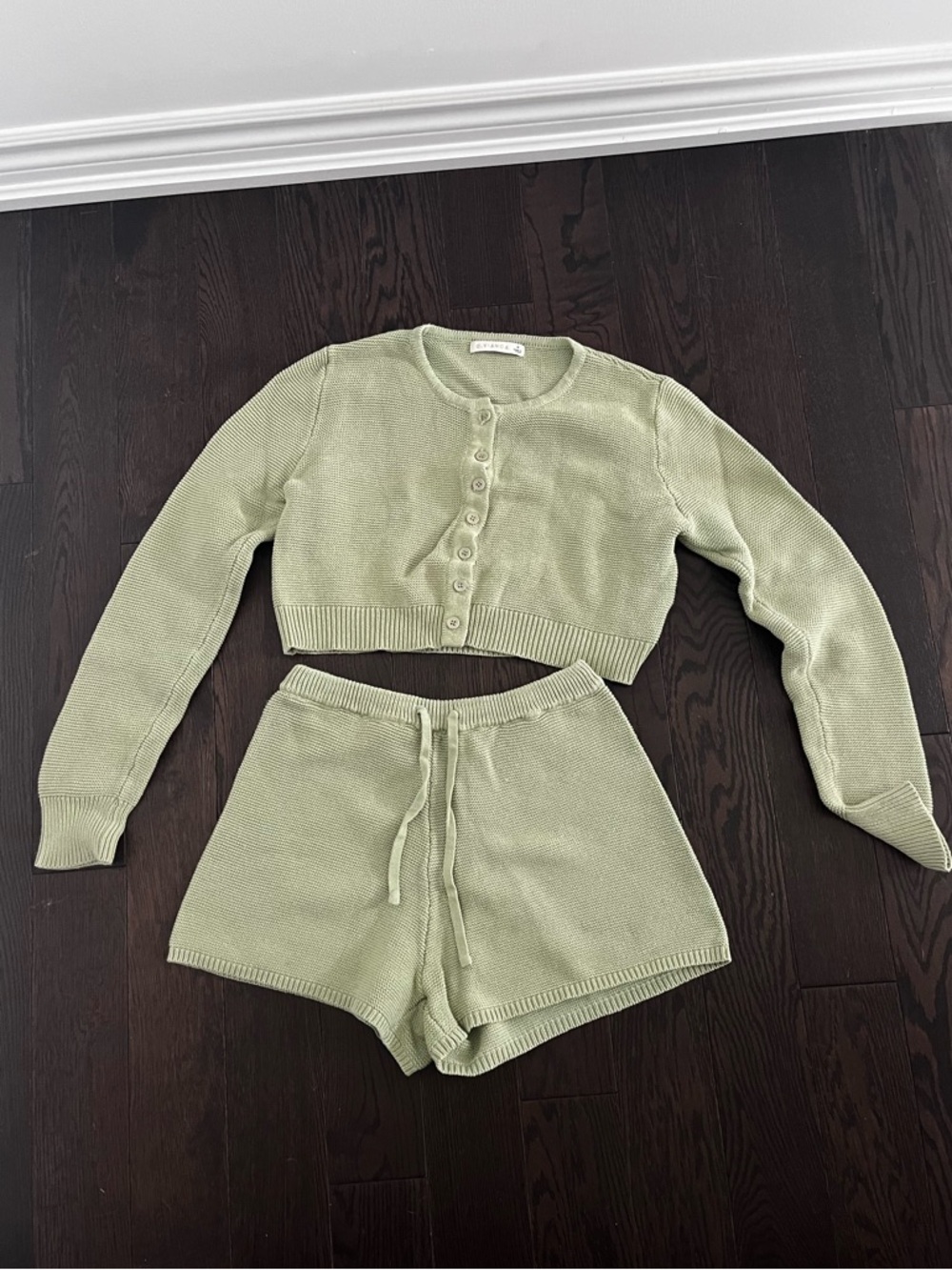 Breath of Youth - Green Knit Set